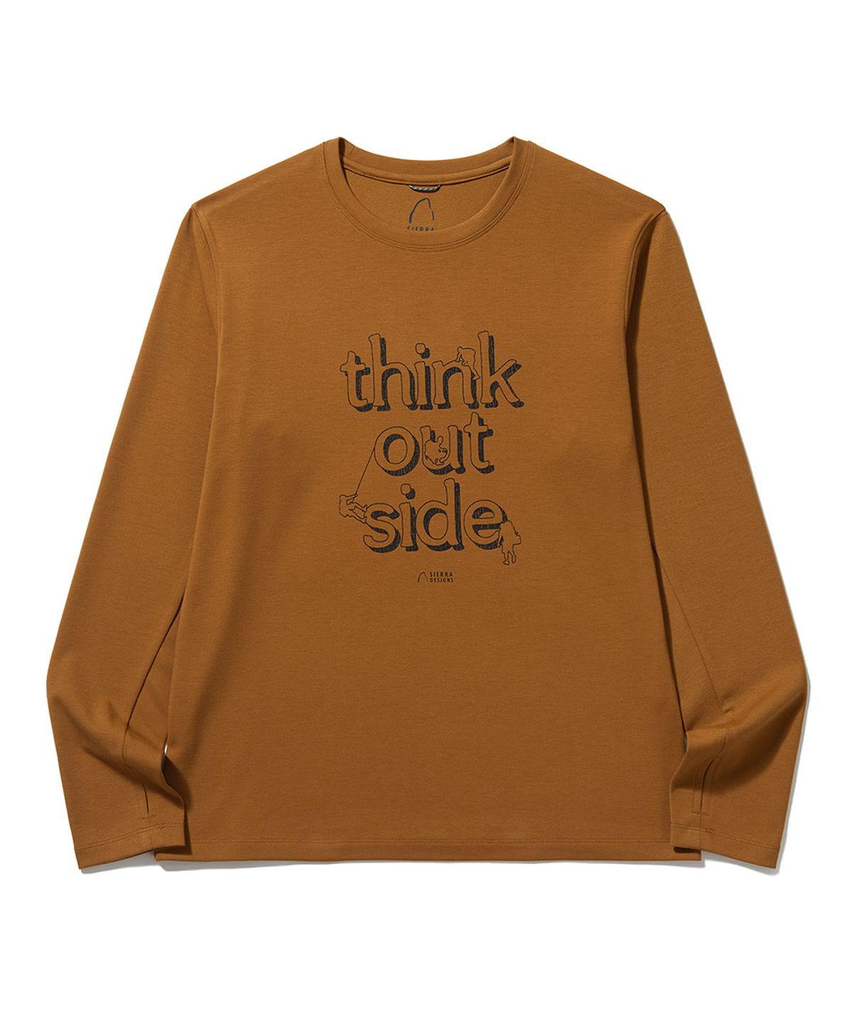 시에라디자인(SIERRA DESIGNS) W) THINK OUTSIDE 그래픽 긴팔티셔츠 ORANGE