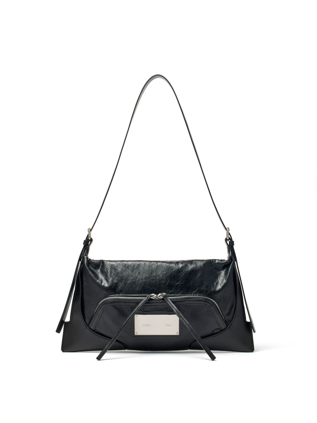 마뗑킴(MATIN KIM) TWO WAY STRAP SQUARE MINI BAG IN BLACK