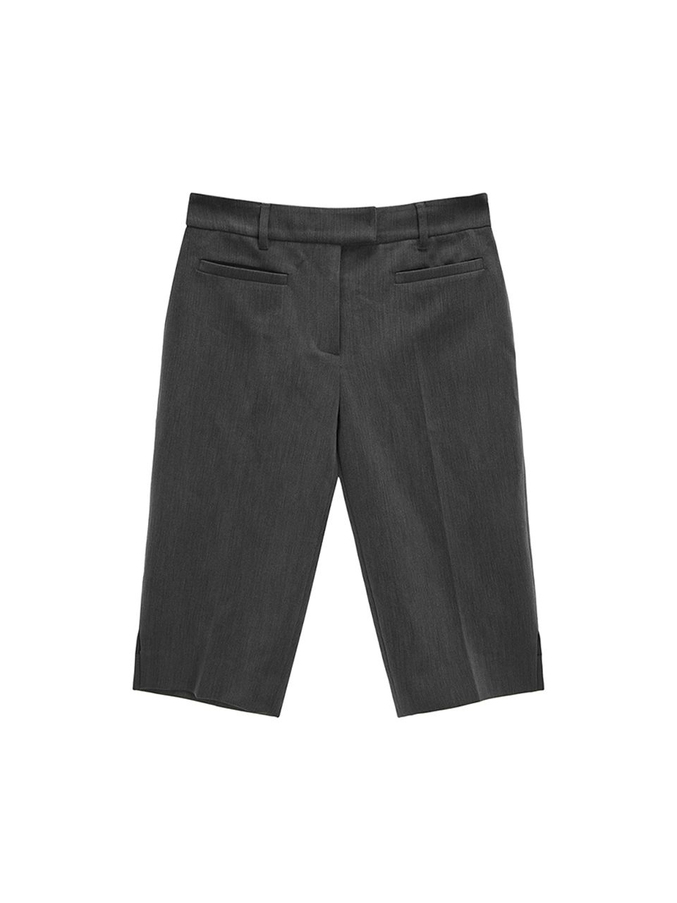 MUSINSA | MATIN KIM CAPRI SLIT PANTS IN GREY