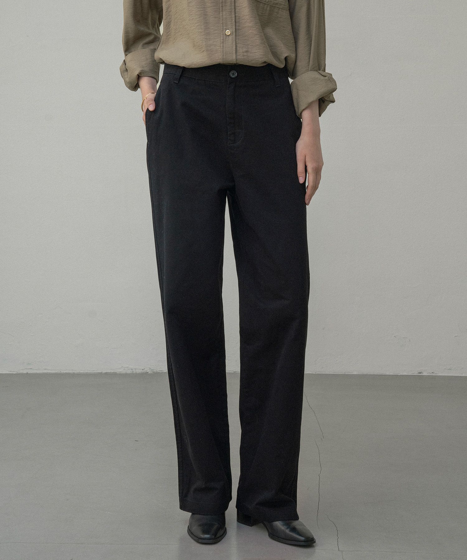 パンツ Siyazu SIPT7130 Straight Chino Pants_Black MUSINSA公式 | SIYAZU SIPT7130 Straight Chino Pants_Black