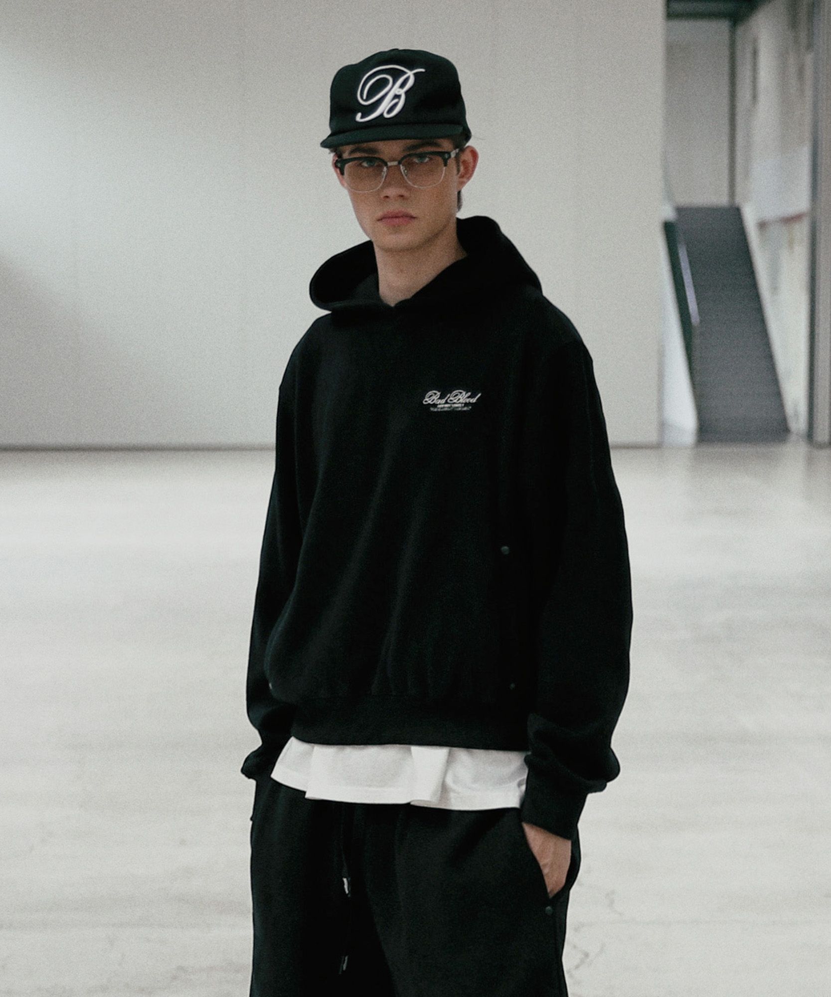BADBLOOD ■ Classic Logo Hoodie フード MUSINSA | BADBLOOD Classic Logo Hooded Zip-Up - Red