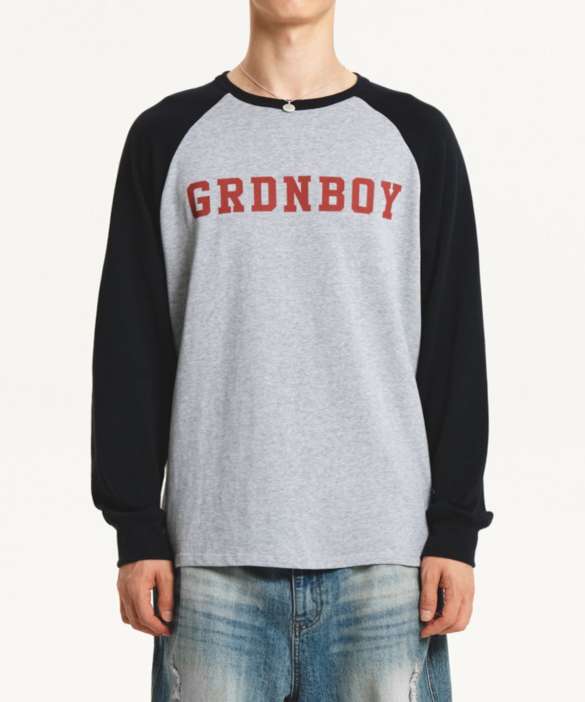 가든익스프레스(GARDEN EXPRESS) GARDENBOY Reglan T-shirt (grey mix)