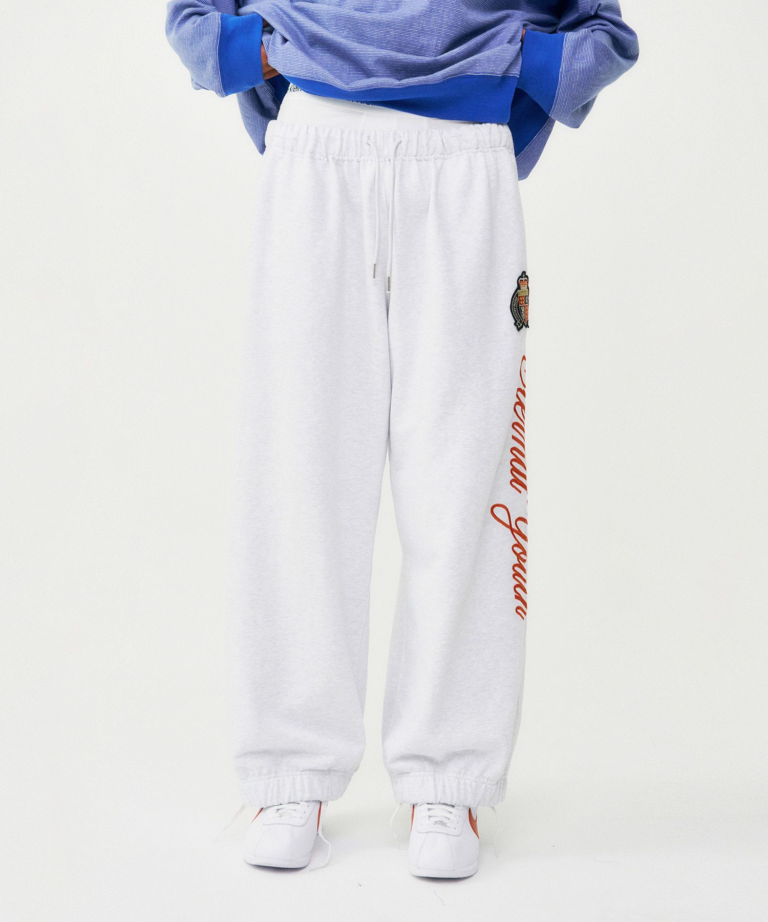 【韓国 FROM ARLES】Eternal youth Sweat pants MUSINSA | FROM ARLES Eternal Youth Sweatpants / GRAY
