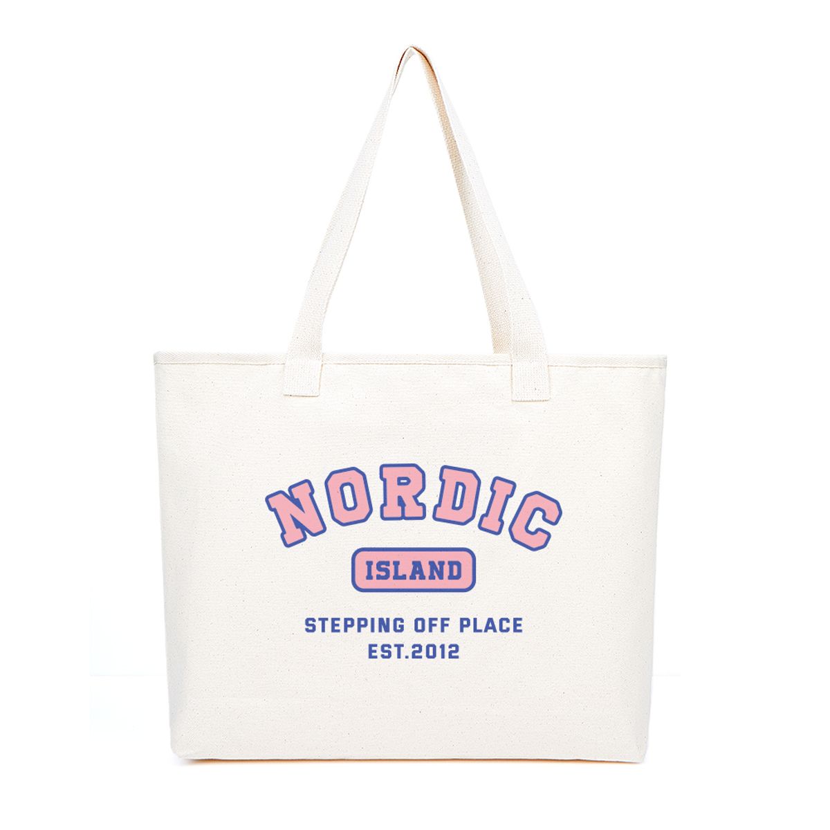 노르딕아일랜드(NORDICISLAND) 에코백 와이드 - 핑크