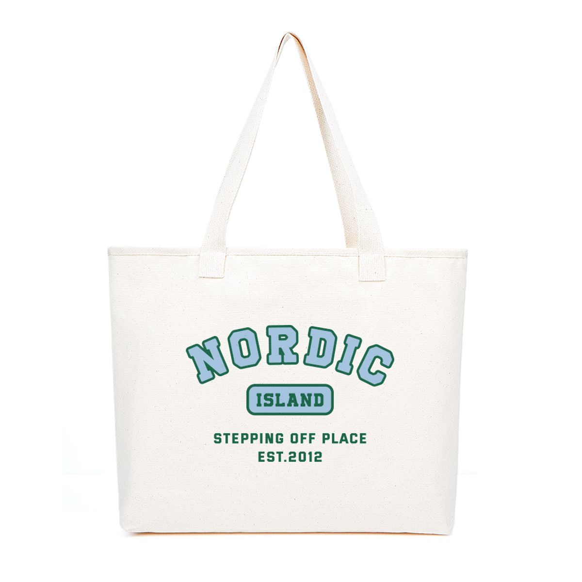 노르딕아일랜드(NORDICISLAND) 에코백 와이드 - 민트