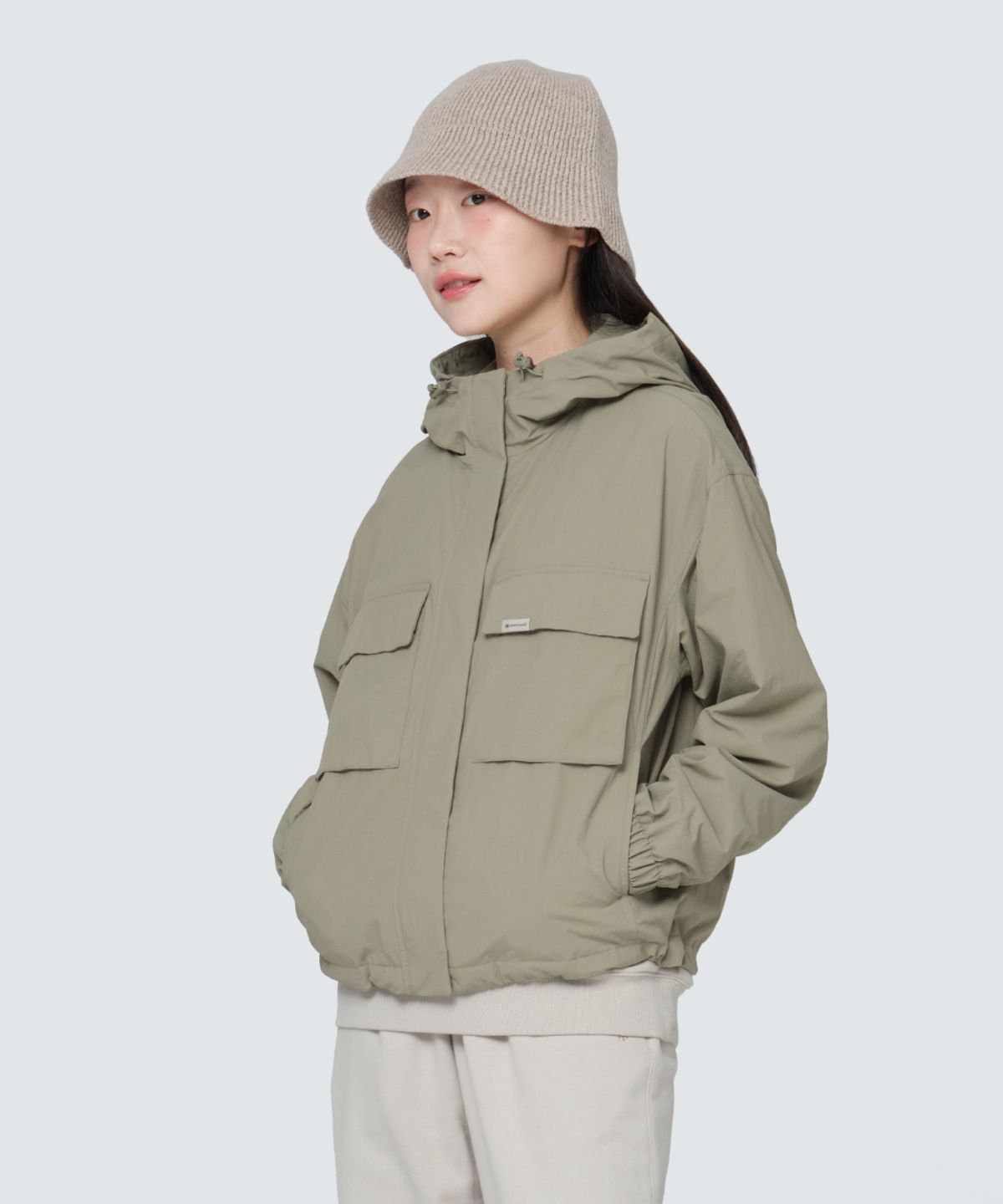 스노우피크 어패럴(SNOWPEAK APPAREL) 캠플 여성 바람막이 (S24FWCWB13) Olive