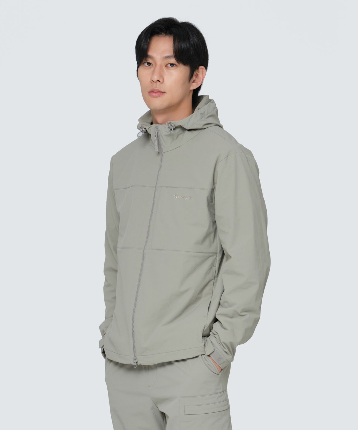 스노우피크 어패럴(SNOWPEAK APPAREL) 라고 후드 자켓 (S24FMTJK32) Fog Gray