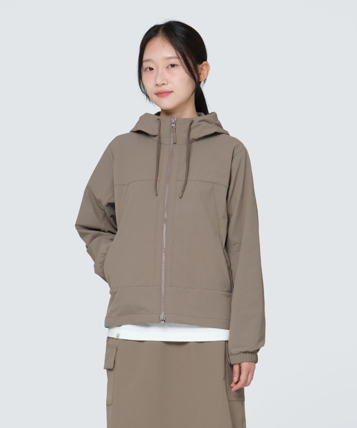 스노우피크 어패럴(SNOWPEAK APPAREL) 라고 여성 후드 자켓 (S24FWTJK33) Cocoa