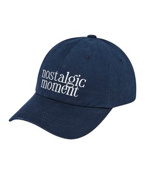 노스텔직모먼트 볼캡_네이비