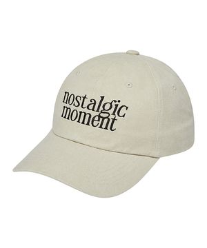 노스텔직모먼트 볼캡_오트밀