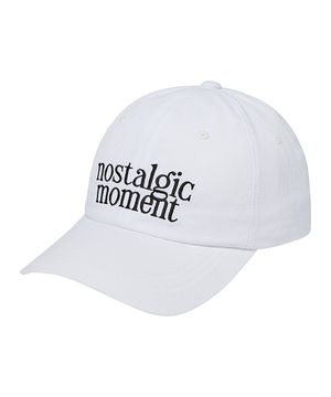 노스텔직모먼트 볼캡_화이트