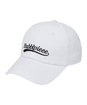 버블피스 시그니처 볼캡_화이트