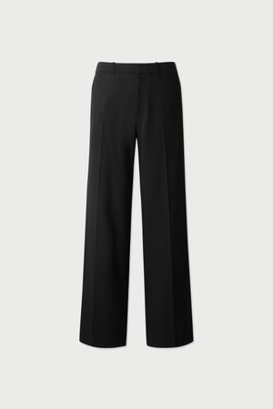 VIRGO 스트라이프 팬츠 - BLACK