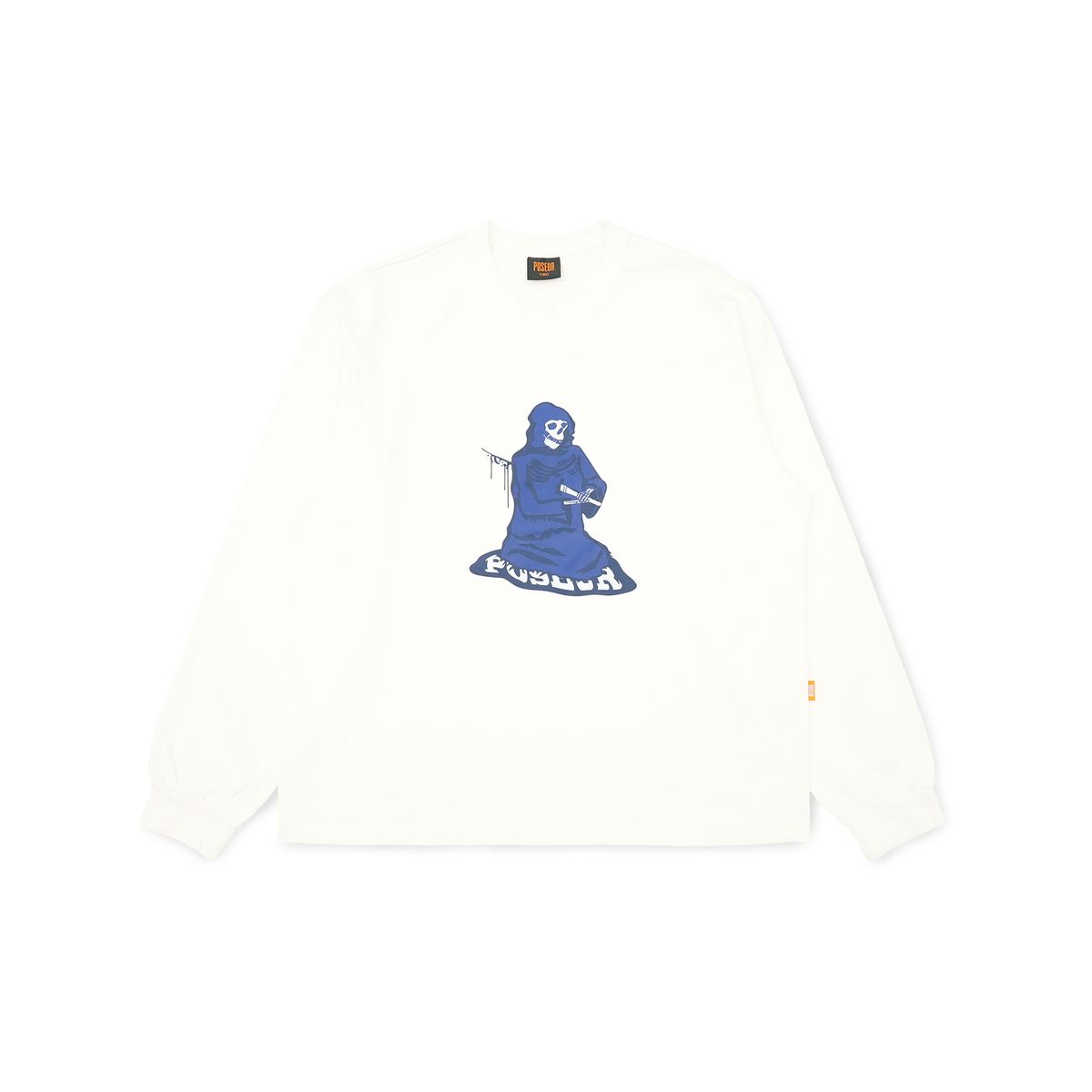 피오에스알(POSR) SUICIDE LS TEE / WHITE