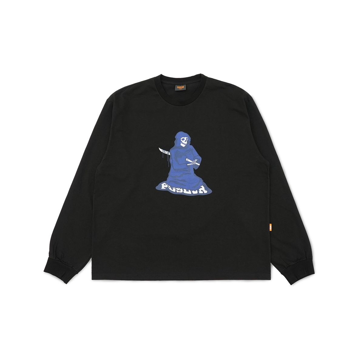 포져(POSR) SUICIDE LS TEE / BLACK