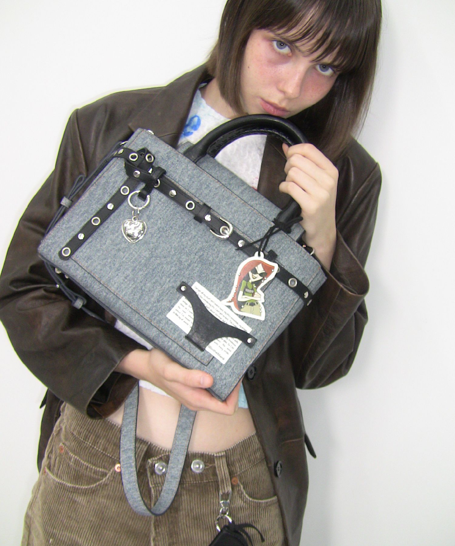 ★Fillintheblank★ Work Jeans Bag (denim black) MUSINSA | FILLINTHEBLANK Work Jeans Bag (denim black)