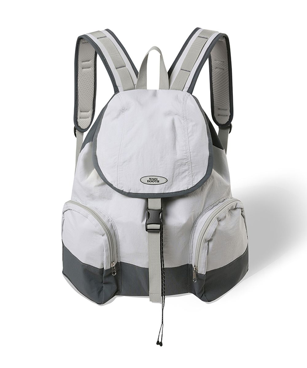MUSINSA公式 | MAINBOOTH Whale Rucksack(LIGHT GRAY)