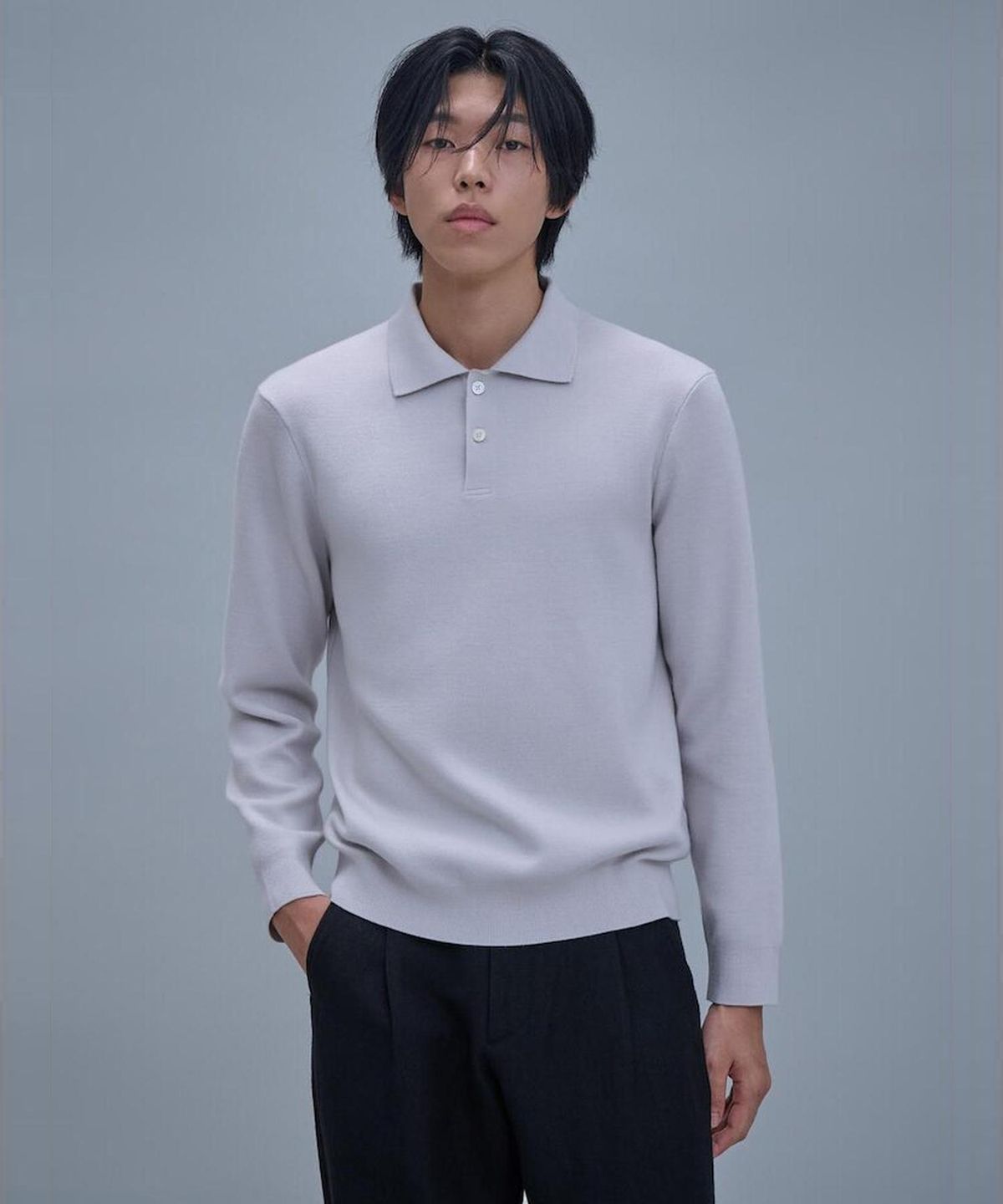 시프트지(SHIFT.G) Polo Neck Sweater  Beige