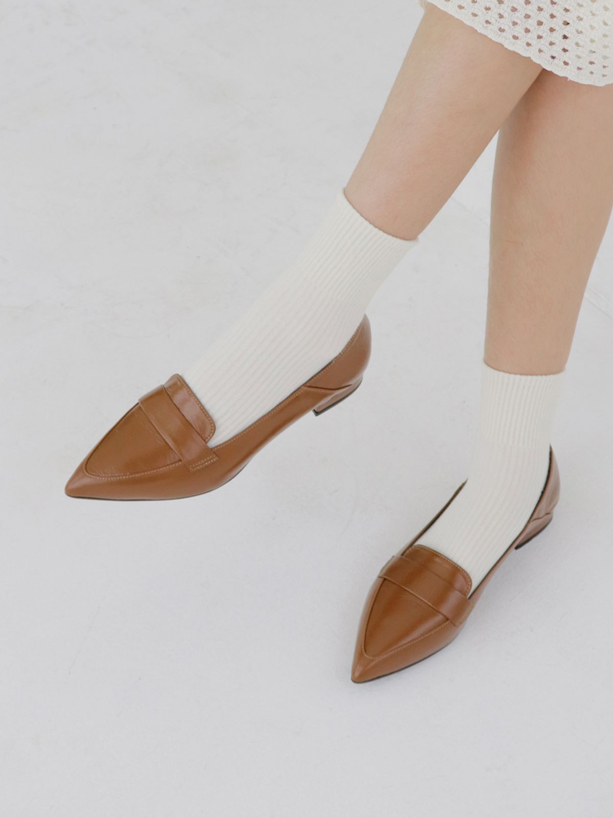 루시크루(LUCY CREW) Stiletto Loafer LC343_3colors