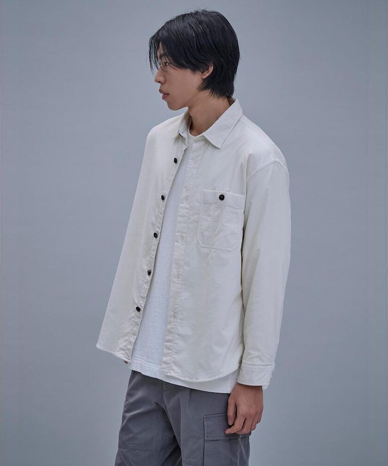 Corduroy Cloud Shirts  Ivory
