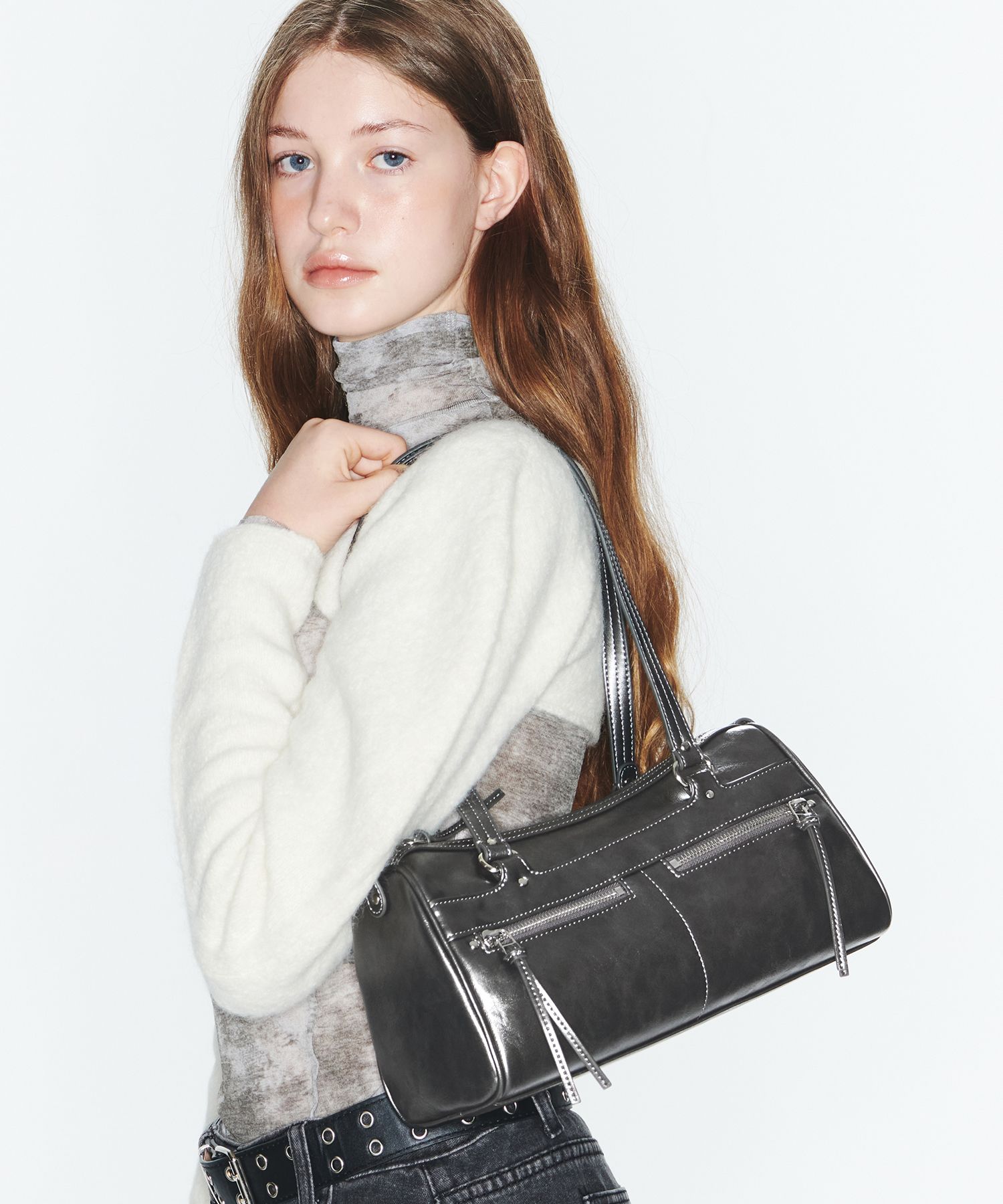 ★Fennec★ READY DUFFLE BAG L GREY FNSTB01M3F READY DUFFLE BAG - SILVER - Fennec