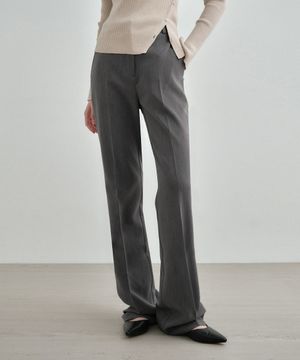 세미 부츠컷 슬랙스 차콜 MDPT021CHARCOAL