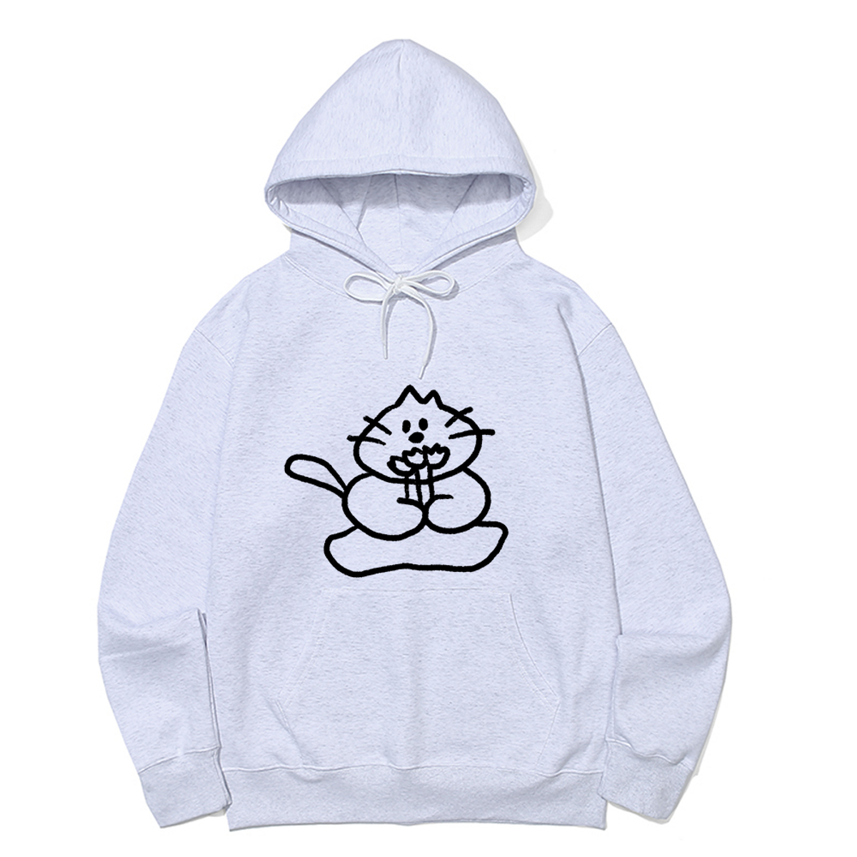 어썸어스(AWESOMEUS) CAT GOING TO CONFESS HOODIE_3 COLOR
