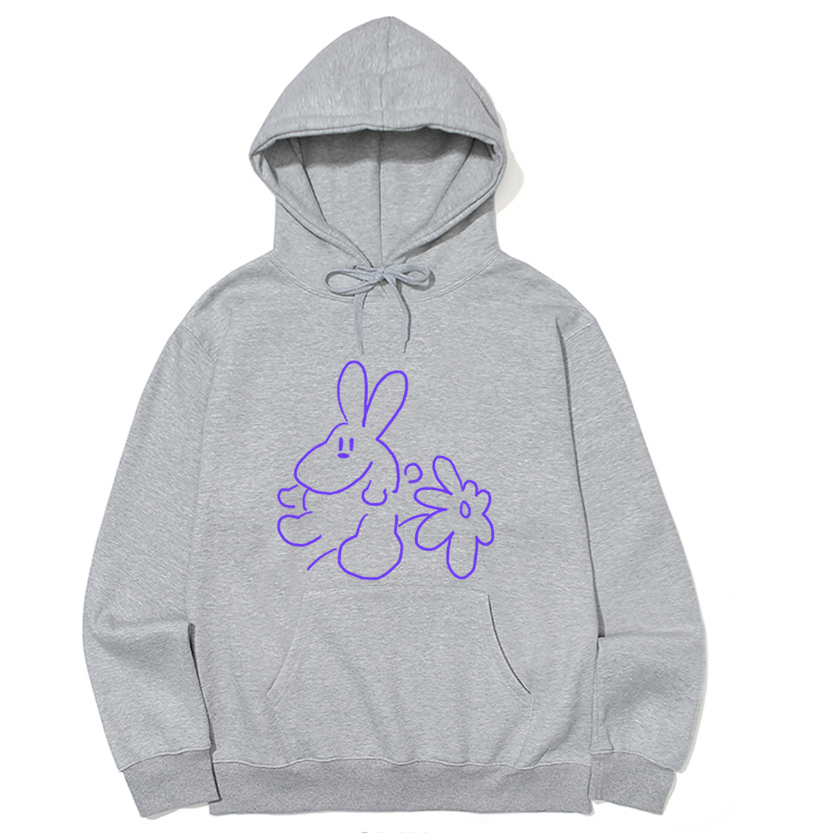 어썸어스(AWESOMEUS) RABBIT TAKING FLOWERS HOODIE_3 COLOR