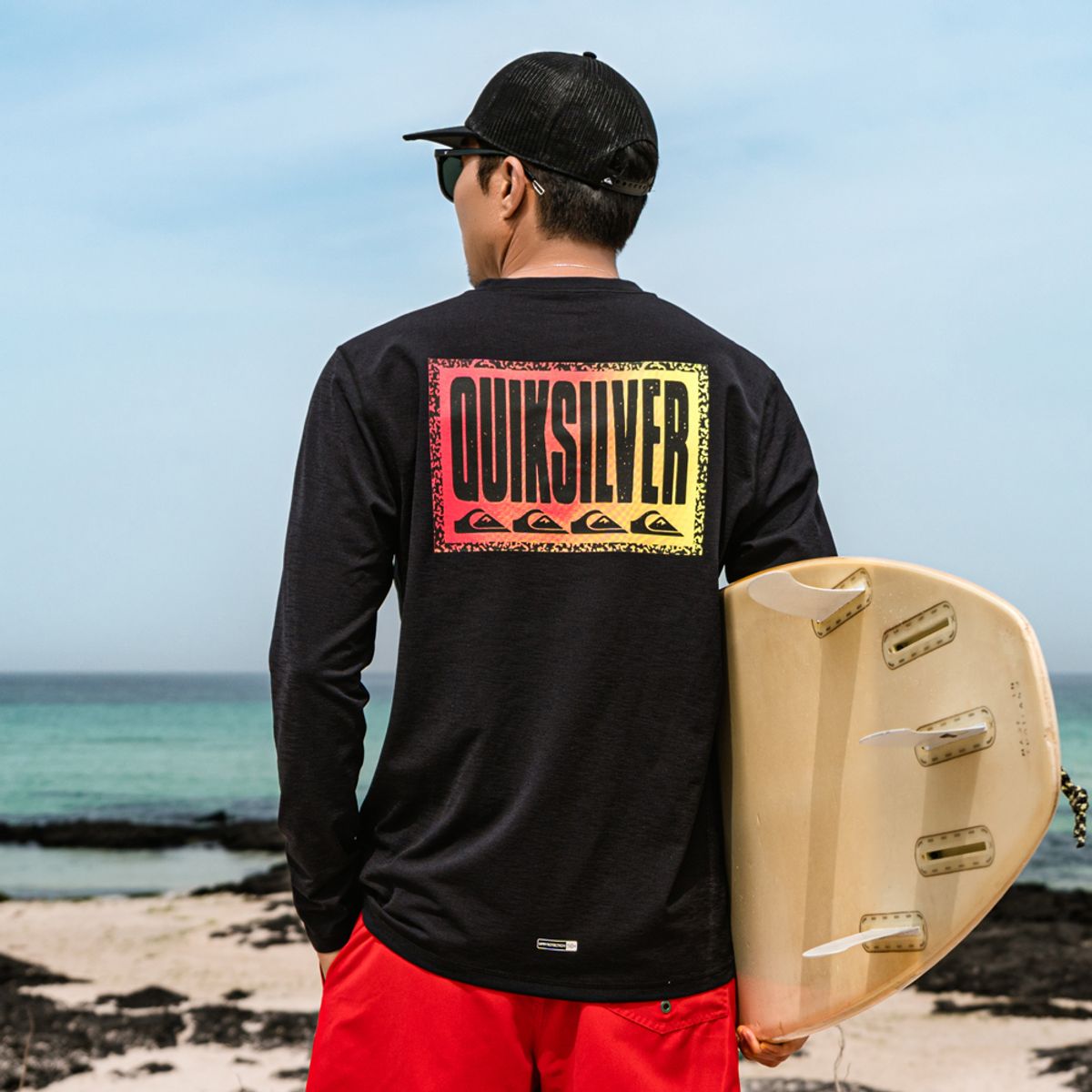 퀵실버(QUIKSILVER) 남성 래쉬가드 QS1058BMT