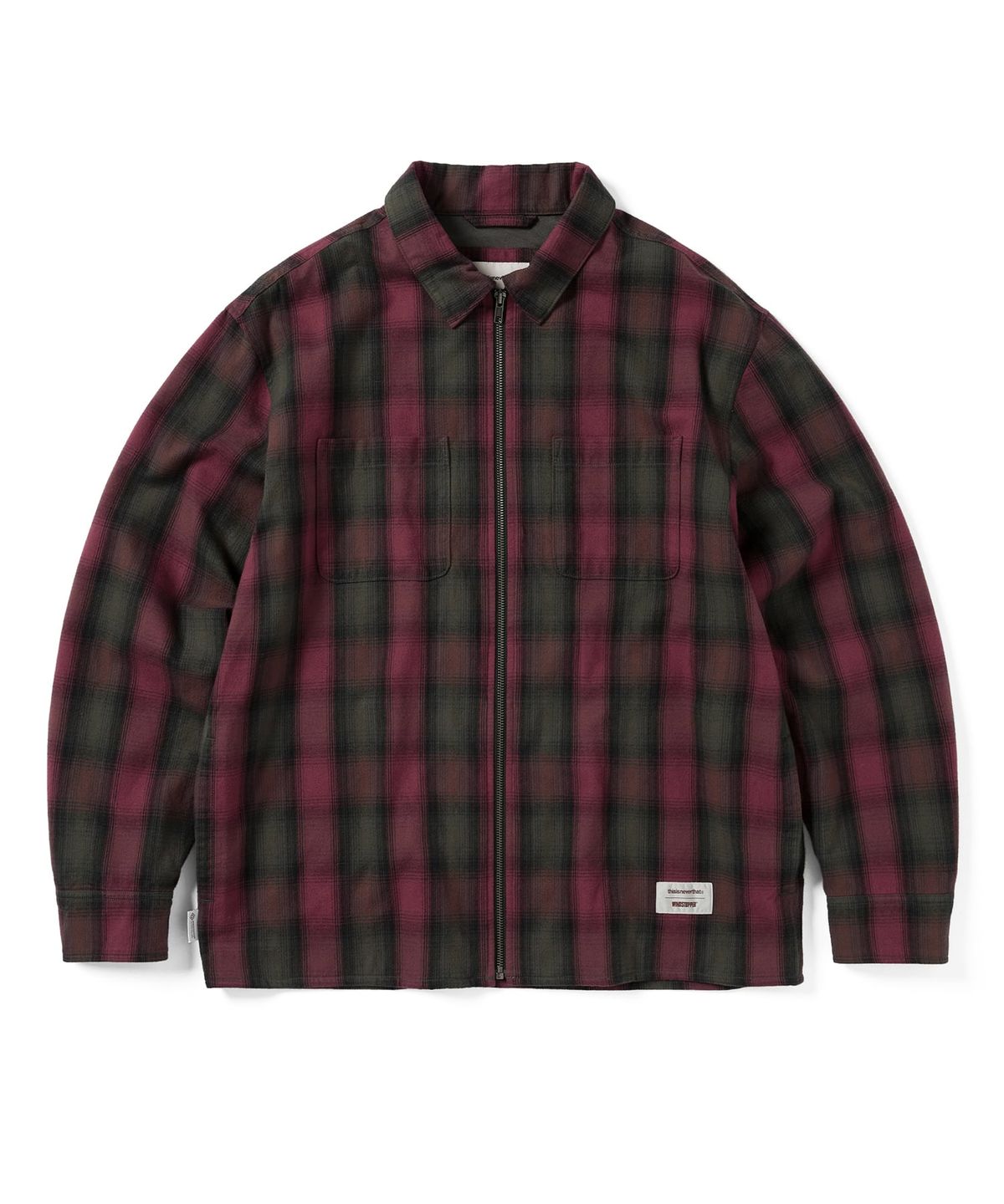 디스이즈네버댓(THISISNEVERTHAT) GORE-TEX WINDSTOPPER® Shaggy Check Shirt Red