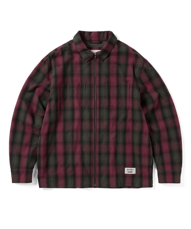 GORE-TEX WINDSTOPPER® Shaggy Check Shirt Red