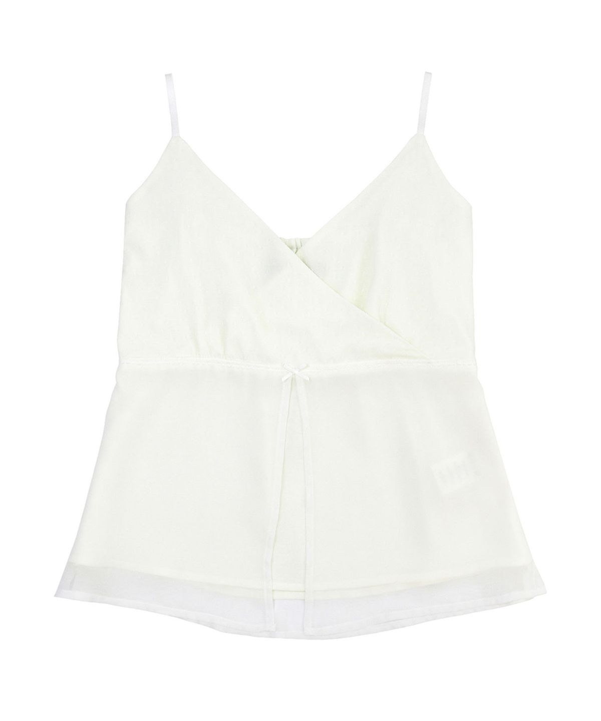 니체큐이엘(NICHEQYIEL) LISHA WRAP SLEEVELESS, white