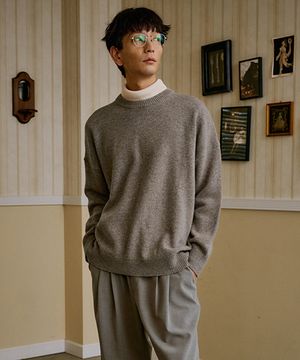 유니섹스 네프사 스웨터 베이지