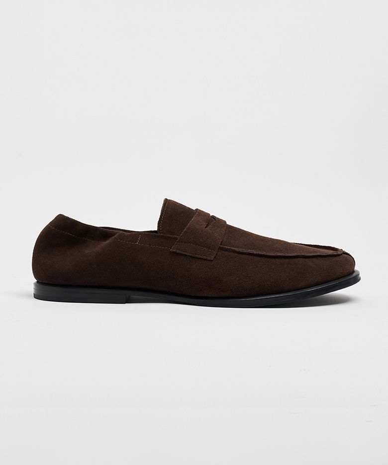 UNIFORM Flat Loafer Brown