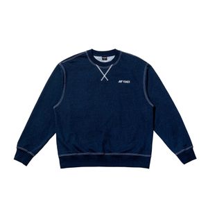 245TL009U 데님/멜란지 그레이 공용 캐주얼 감성 맨투맨 티셔츠