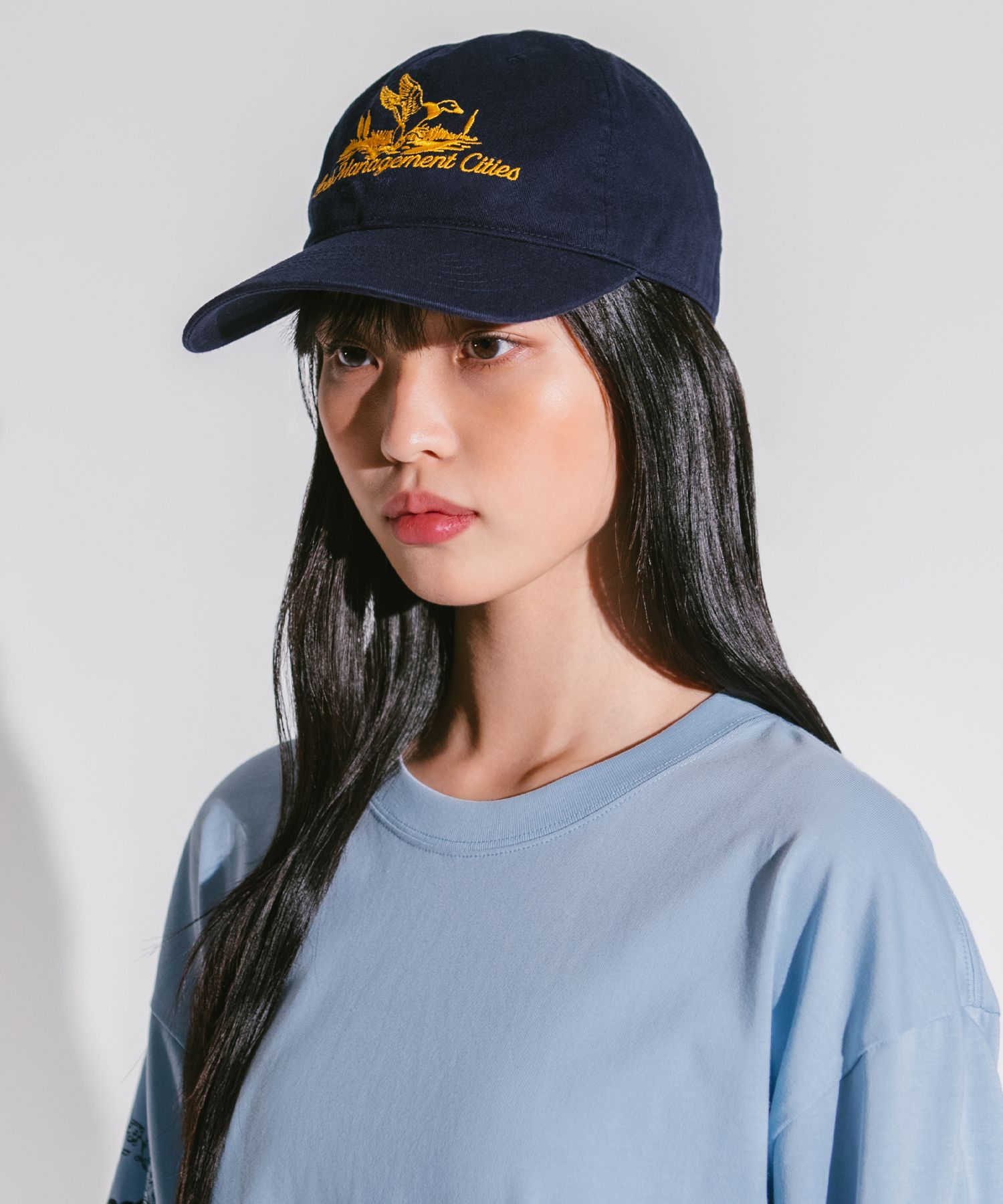 MUSINSA | LMC EAGLE 6PANEL CAP navy