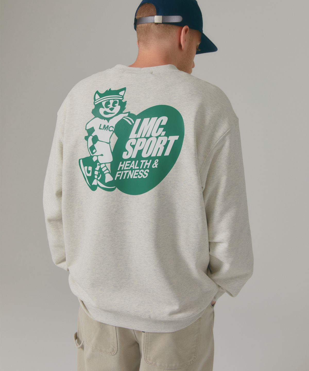 엘엠씨(LMC) SPORT CAT SWEATSHIRT oatmeal