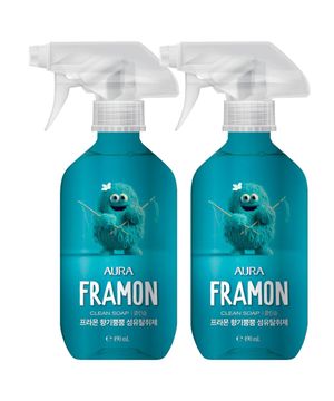 프라몬 섬유탈취제 490ML 클린솝 x 2개