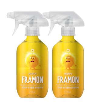 프라몬 섬유탈취제 490ML 탠저린샤워 x 2개