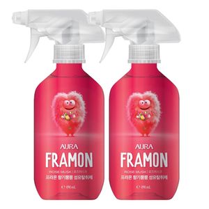 프라몬 섬유탈취제 490ML 로즈머스크 x 2개