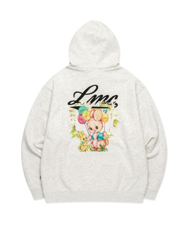 FLOWER BUNNIES HOODIE oatmeal