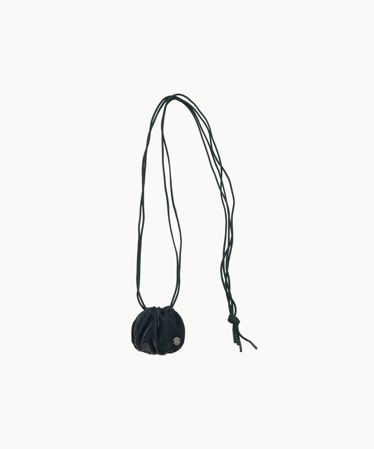아모멘토(AMOMENTO) VELVET MICRO BAG_DARK GREEN