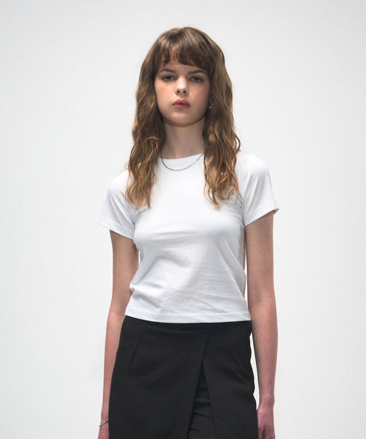 닐라이즈(NEALIZE) Basic Cotton T-shirt White