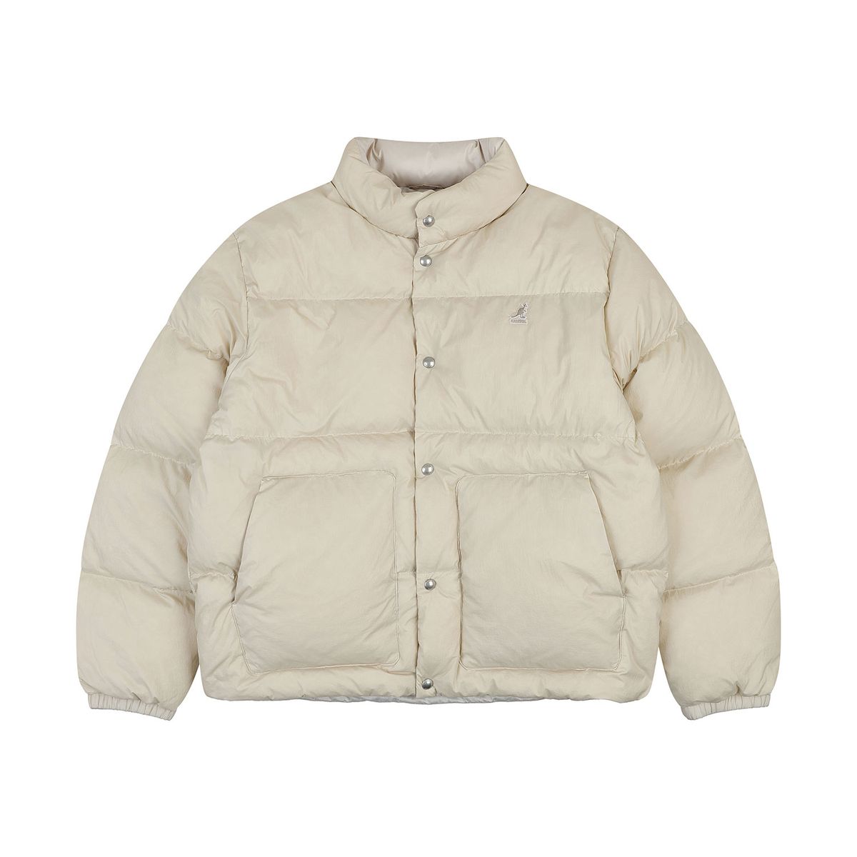 캉골(KANGOL) 다운 점퍼 8161 에크루