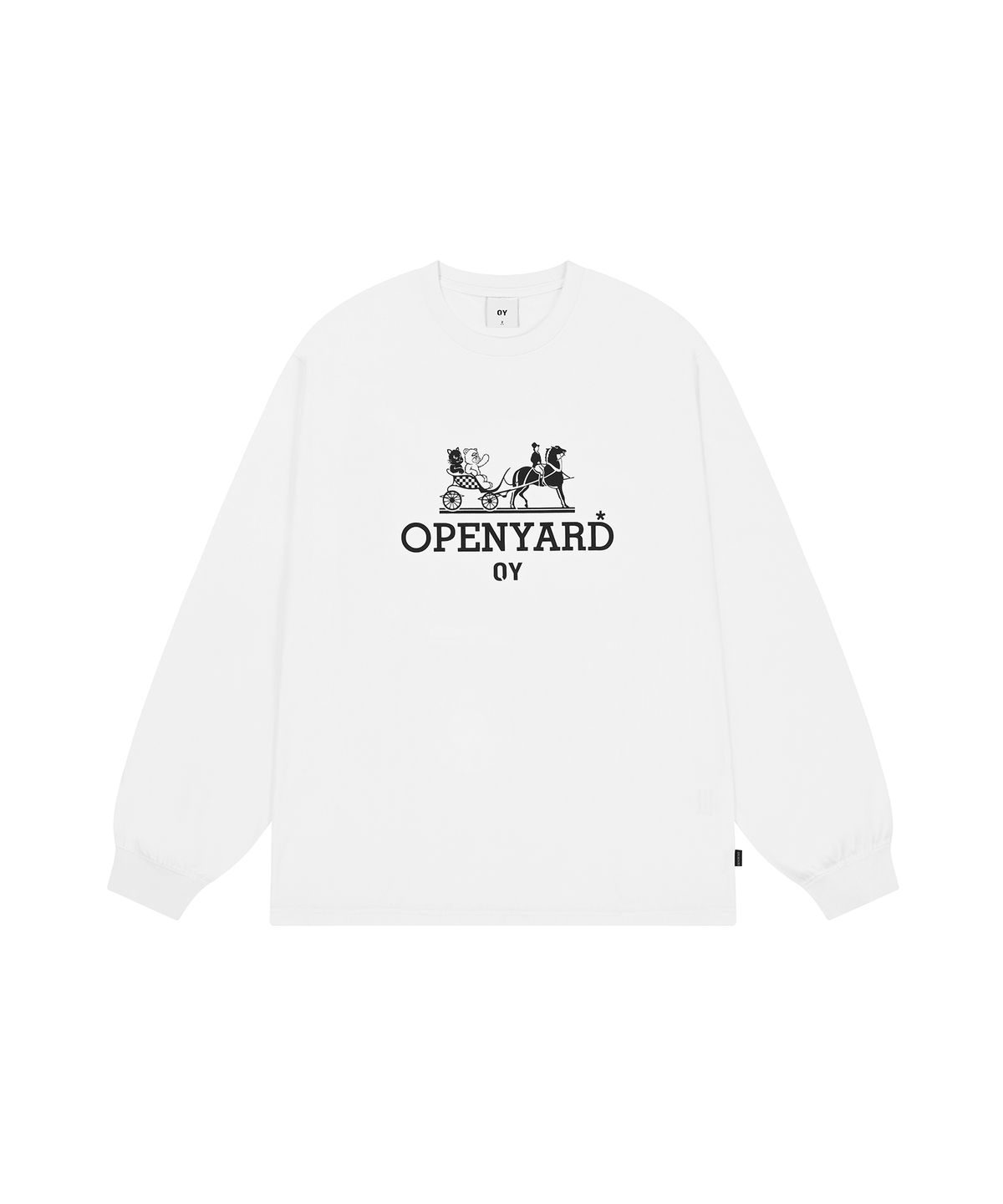 오픈야드(오와이)(OPENYARD(OY)) CARRIAGE LONG SLEEVE - WHITE