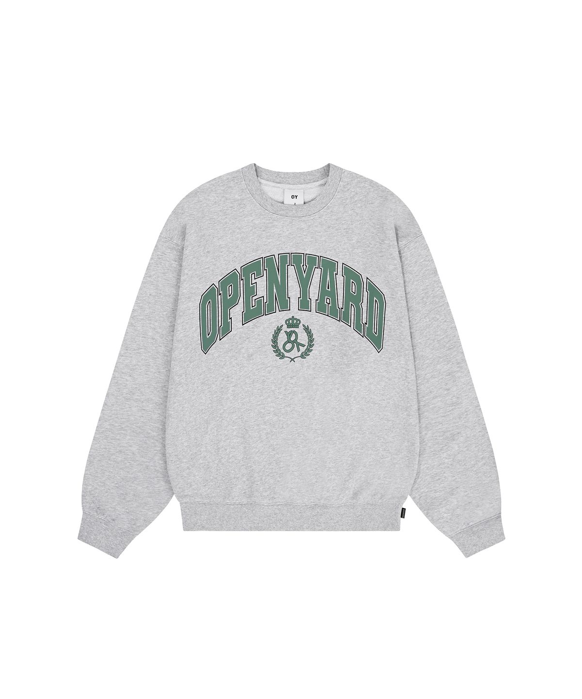 오픈야드(오와이)(OPENYARD(OY)) ARCH COLLEGE LOGO MTM - MID MELANGE