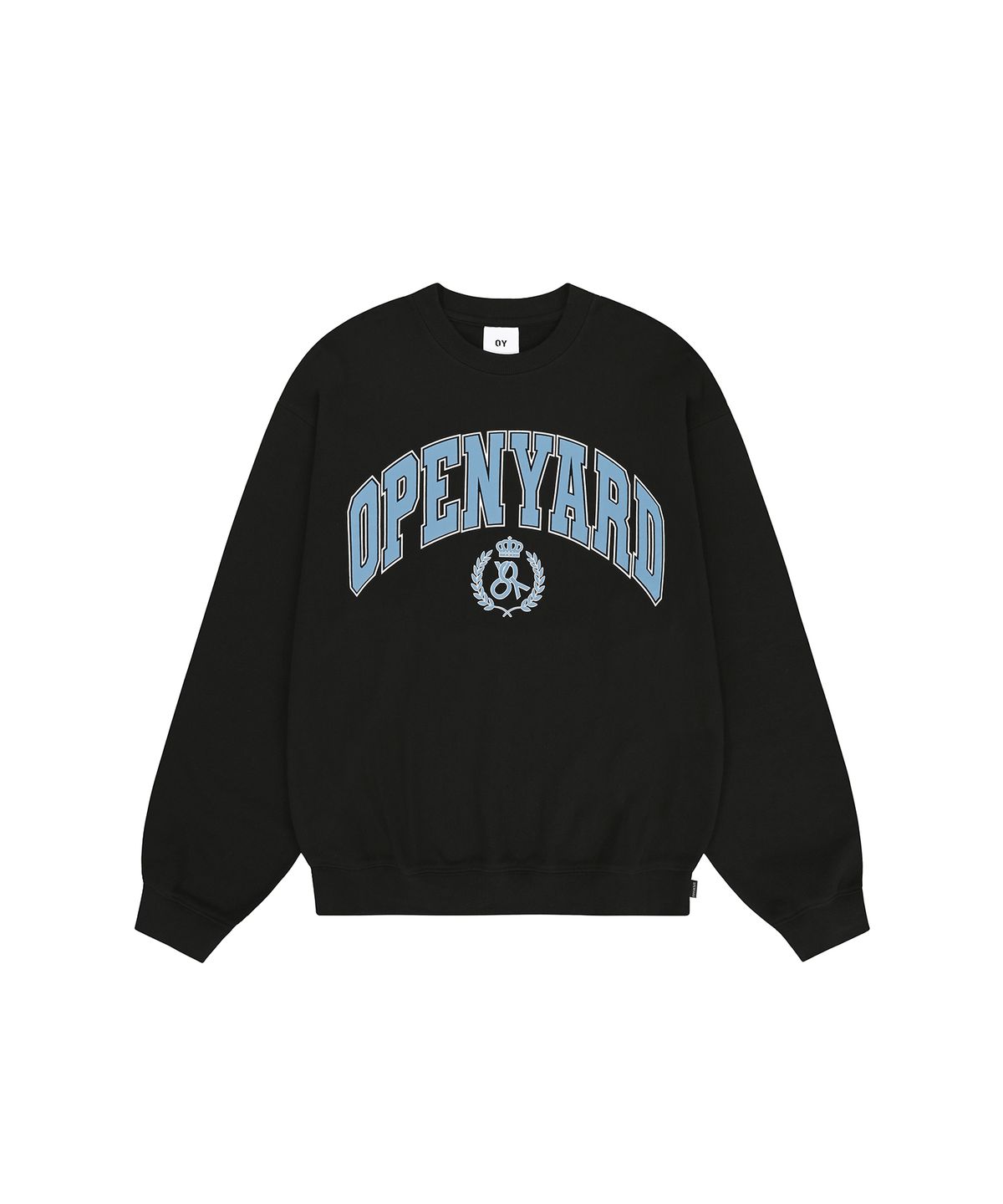 오픈야드(오와이)(OPENYARD(OY)) ARCH COLLEGE LOGO MTM - BLACK