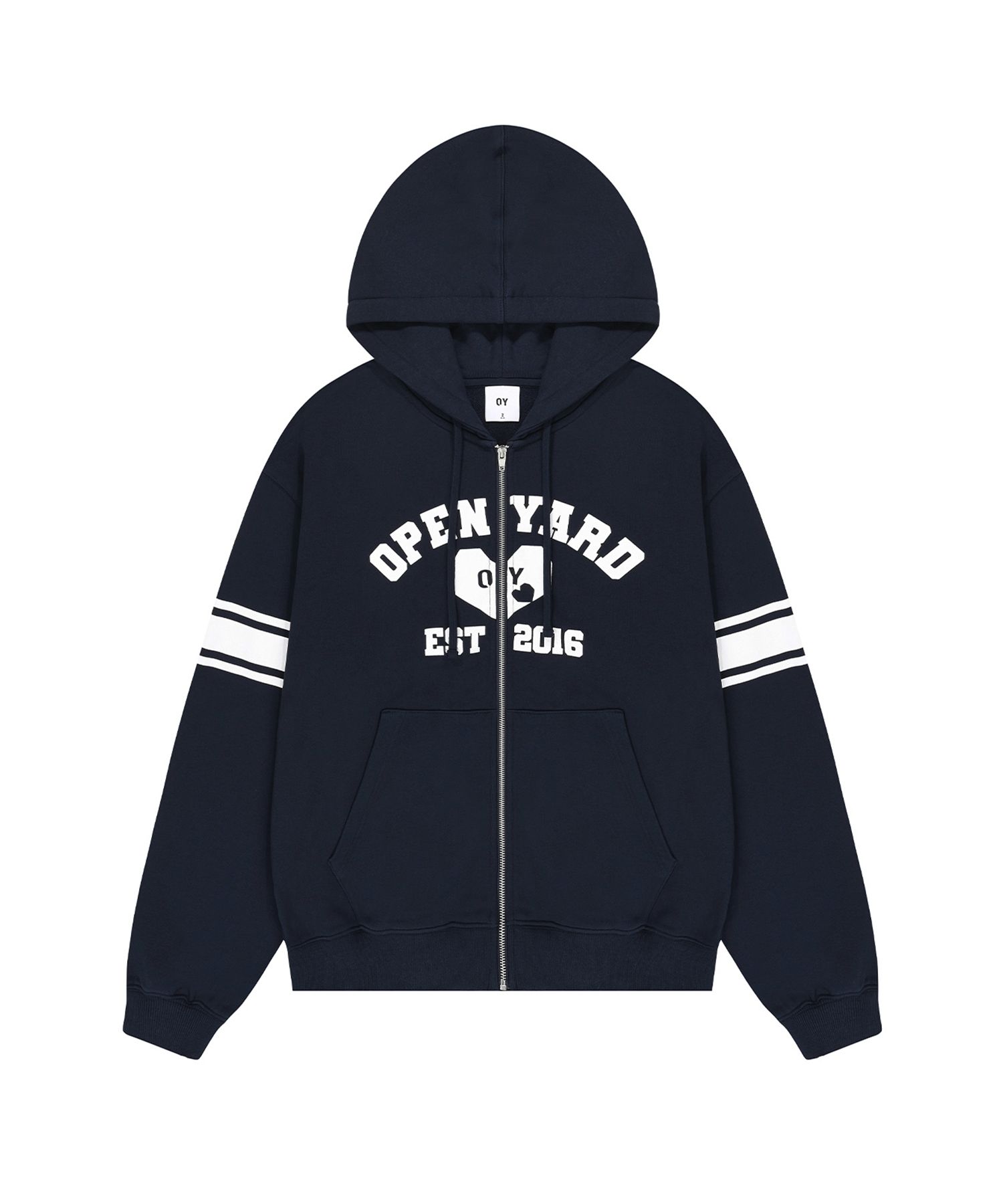 ★OY★COLLEGE HEART HOODIE ZIP UP - NAVY★正規品/直送料込 MUSINSA | OY COLLEGE HEART HOODIE ZIP UP - NAVY