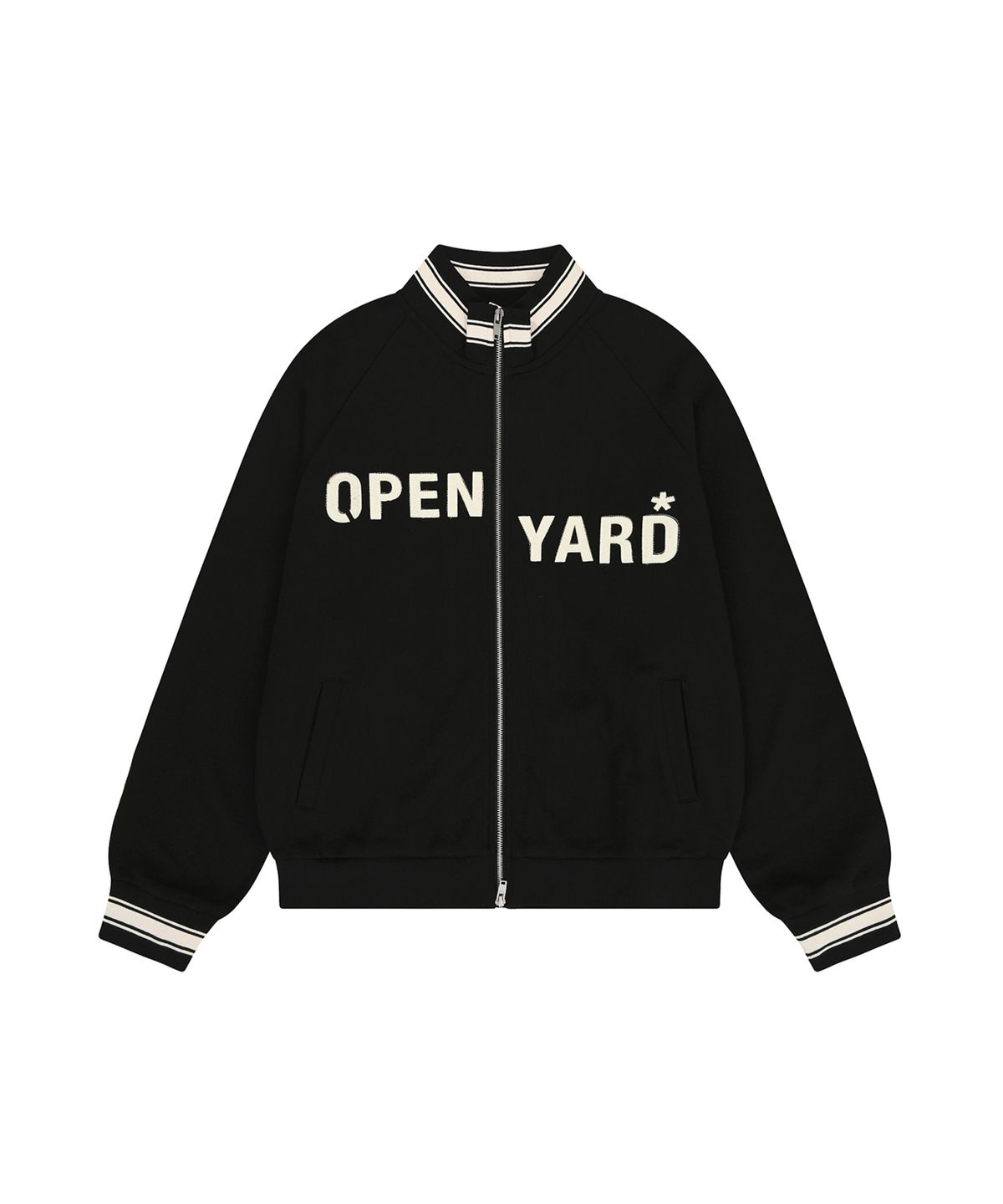 오픈야드(오와이)(OPENYARD(OY)) OPYD TRACK ZIP UP - BLACK