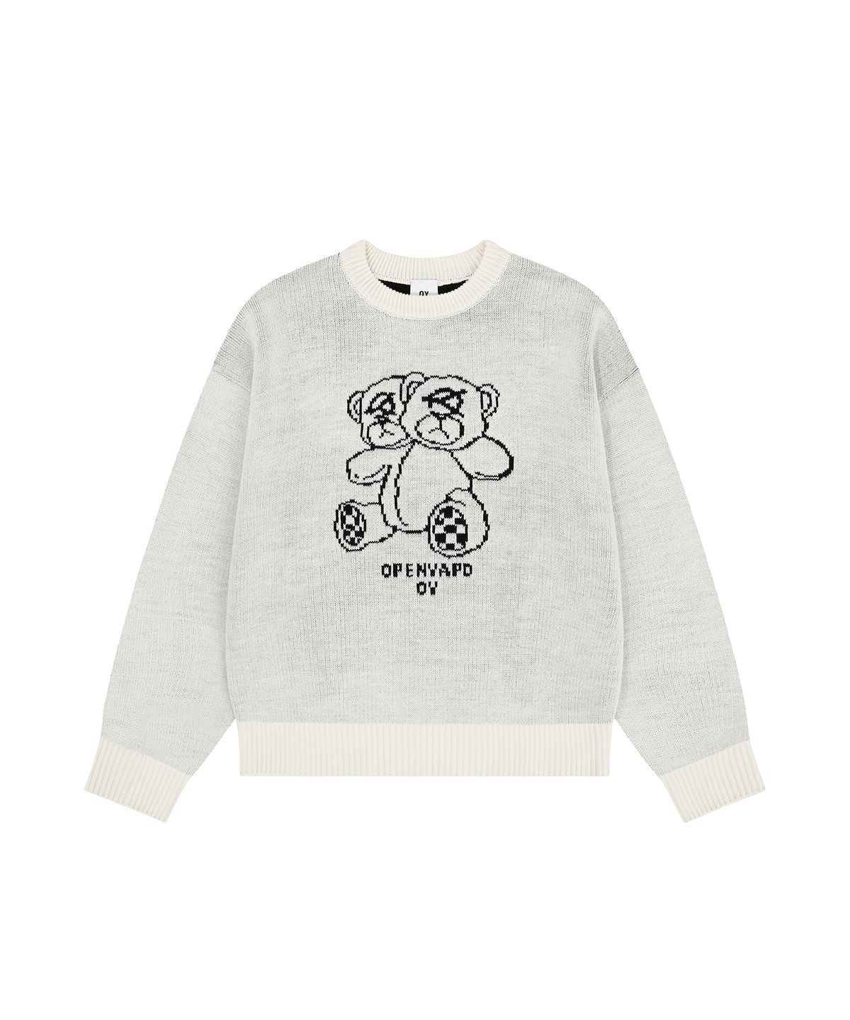 오픈야드(오와이)(OPENYARD(OY)) MODIFY ODOLLY KNIT - IVORY